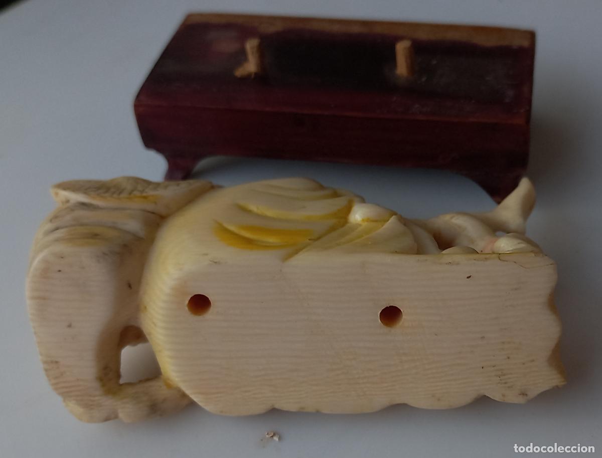 Arte: FIGURA O NETSUKE JAPON&Eacute;S. 8 CM. - Foto 12