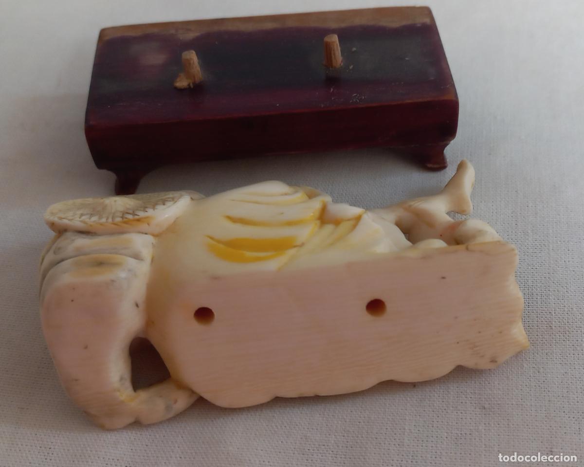 Arte: FIGURA O NETSUKE JAPON&Eacute;S. 8 CM. - Foto 13