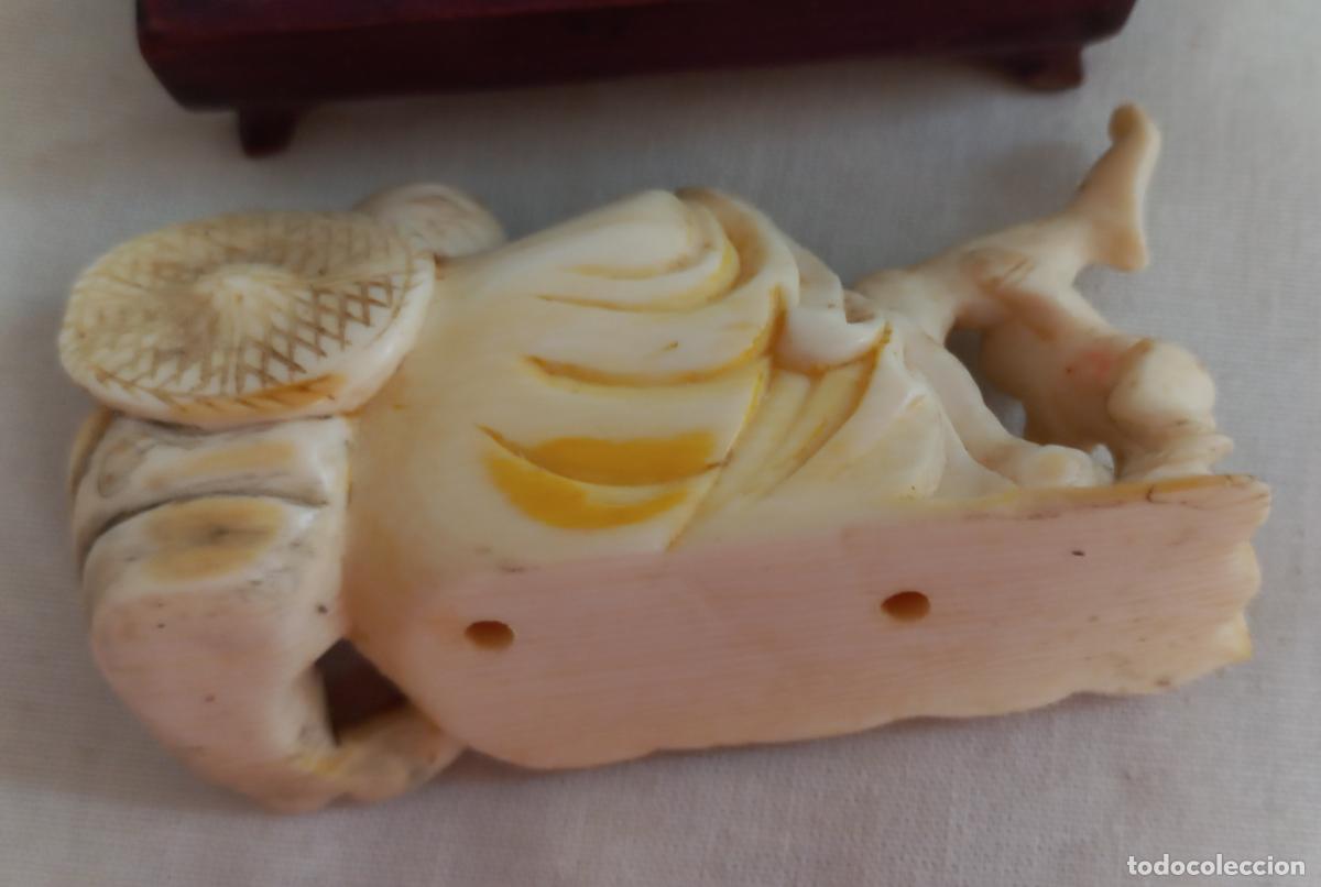 Arte: FIGURA O NETSUKE JAPON&Eacute;S. 8 CM. - Foto 14