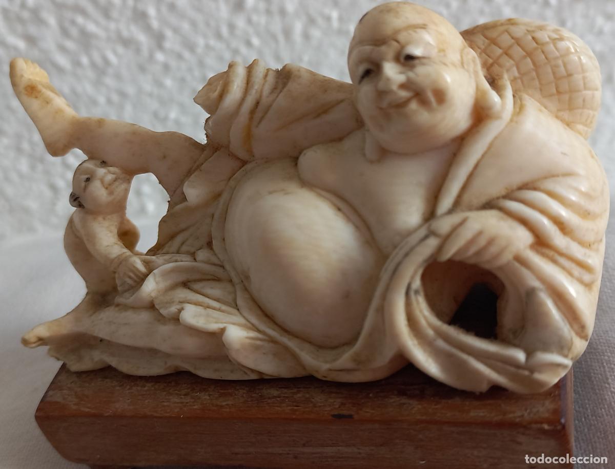 Arte: FIGURA O NETSUKE JAPON&Eacute;S. 8 CM. - Foto 1