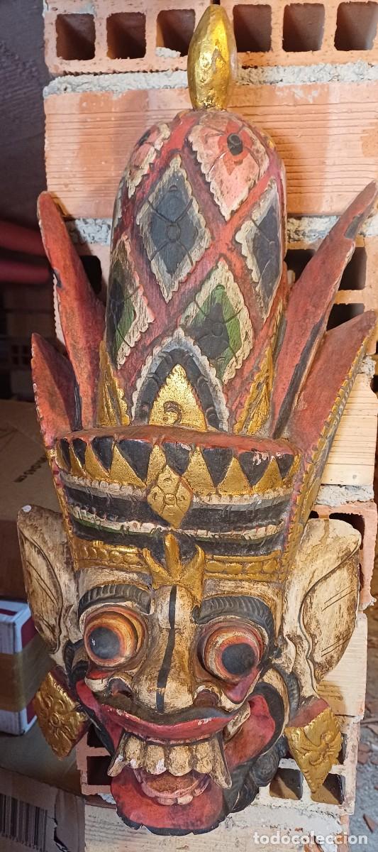 Arte: GRAN M&Aacute;SCARA ANTIGUA BALINESA - Foto 3
