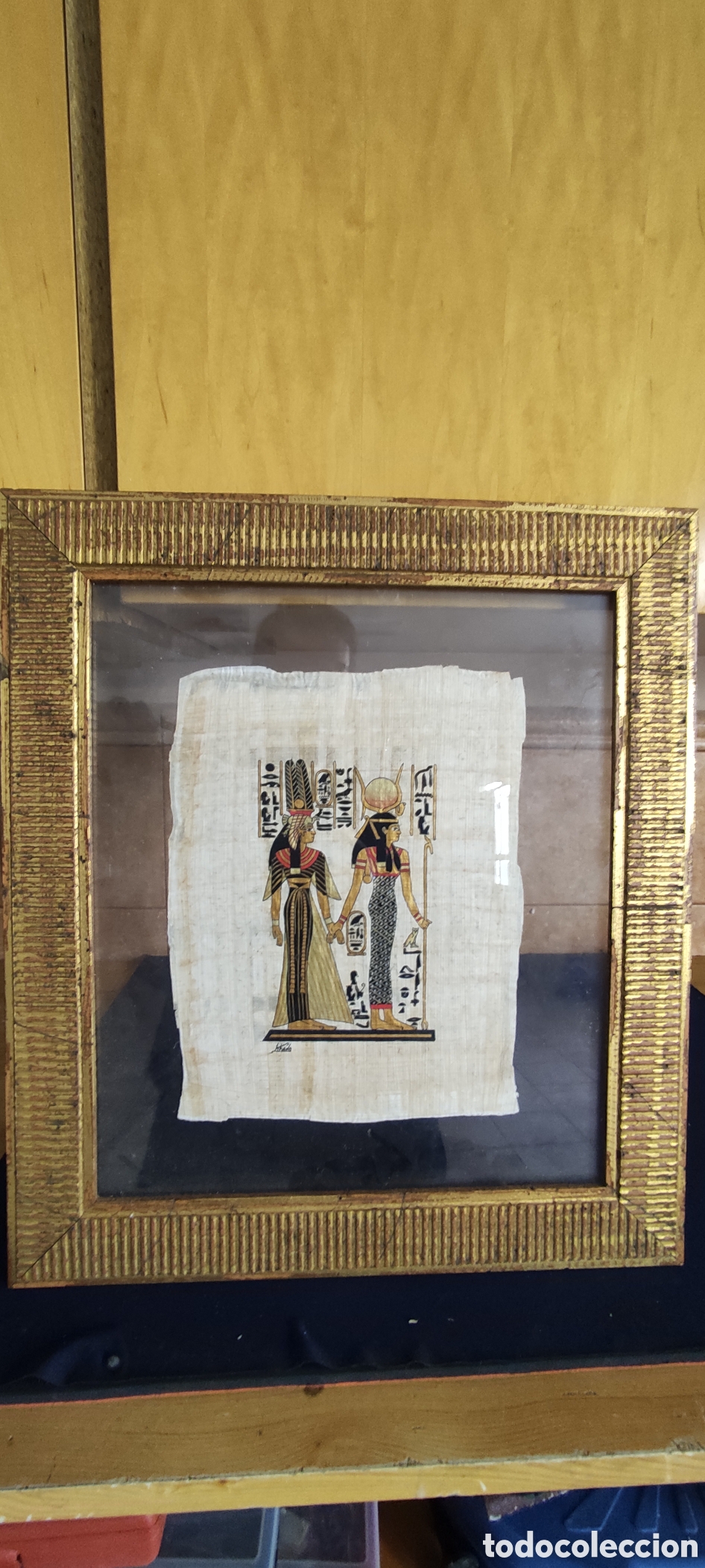 Arte: Cuadro, Papiro egipcio pintado a nano - Foto 9