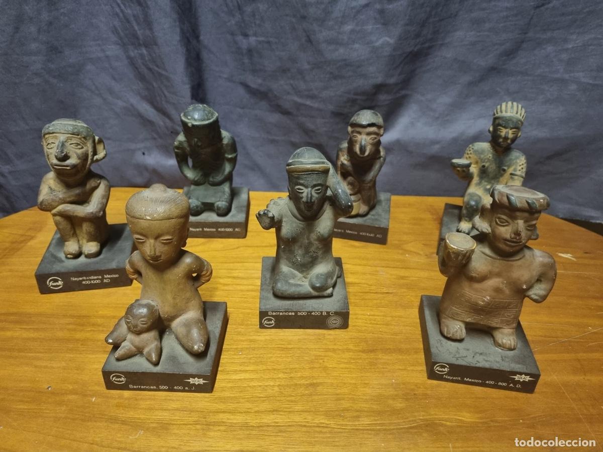 Arte: Colecci&oacute;n de 7 figuras prehisp&aacute;nicas - Foto 1