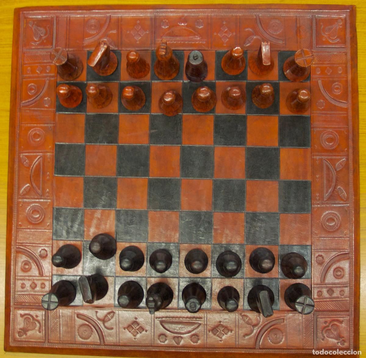 Arte: Ajedrez de piel de Mali - Foto 3