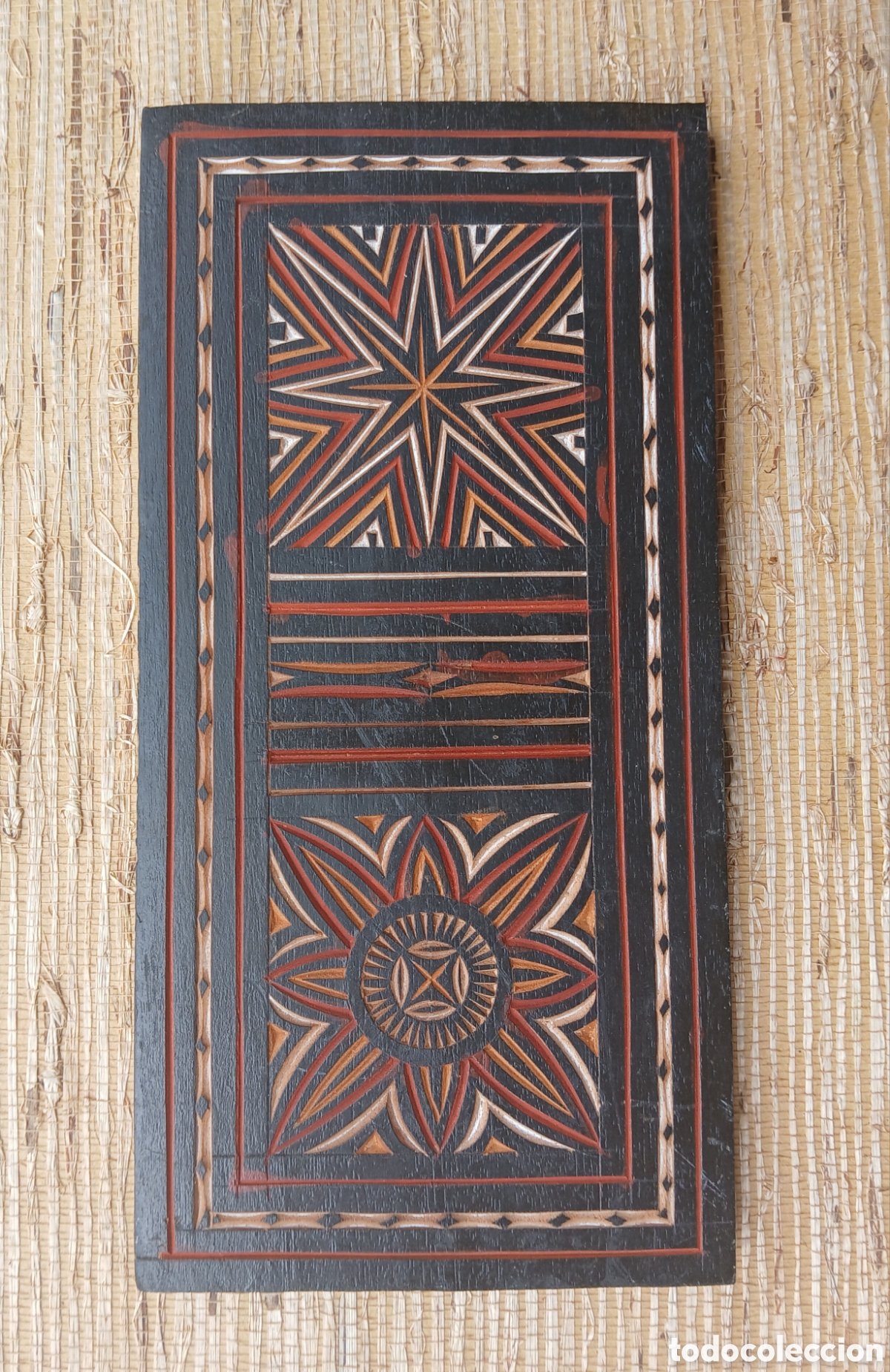 Arte: Tres paneles de los Toraja de Sulawesi - Foto 2