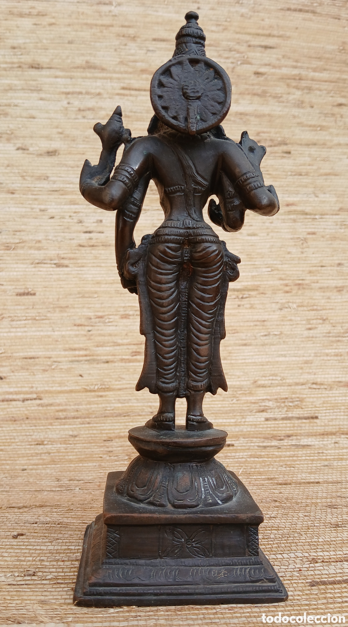 Arte: Figura Lakshmi en bronce (India) - Foto 3