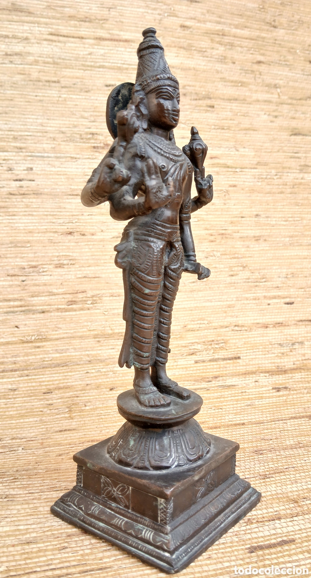 Arte: Figura Lakshmi en bronce (India) - Foto 4