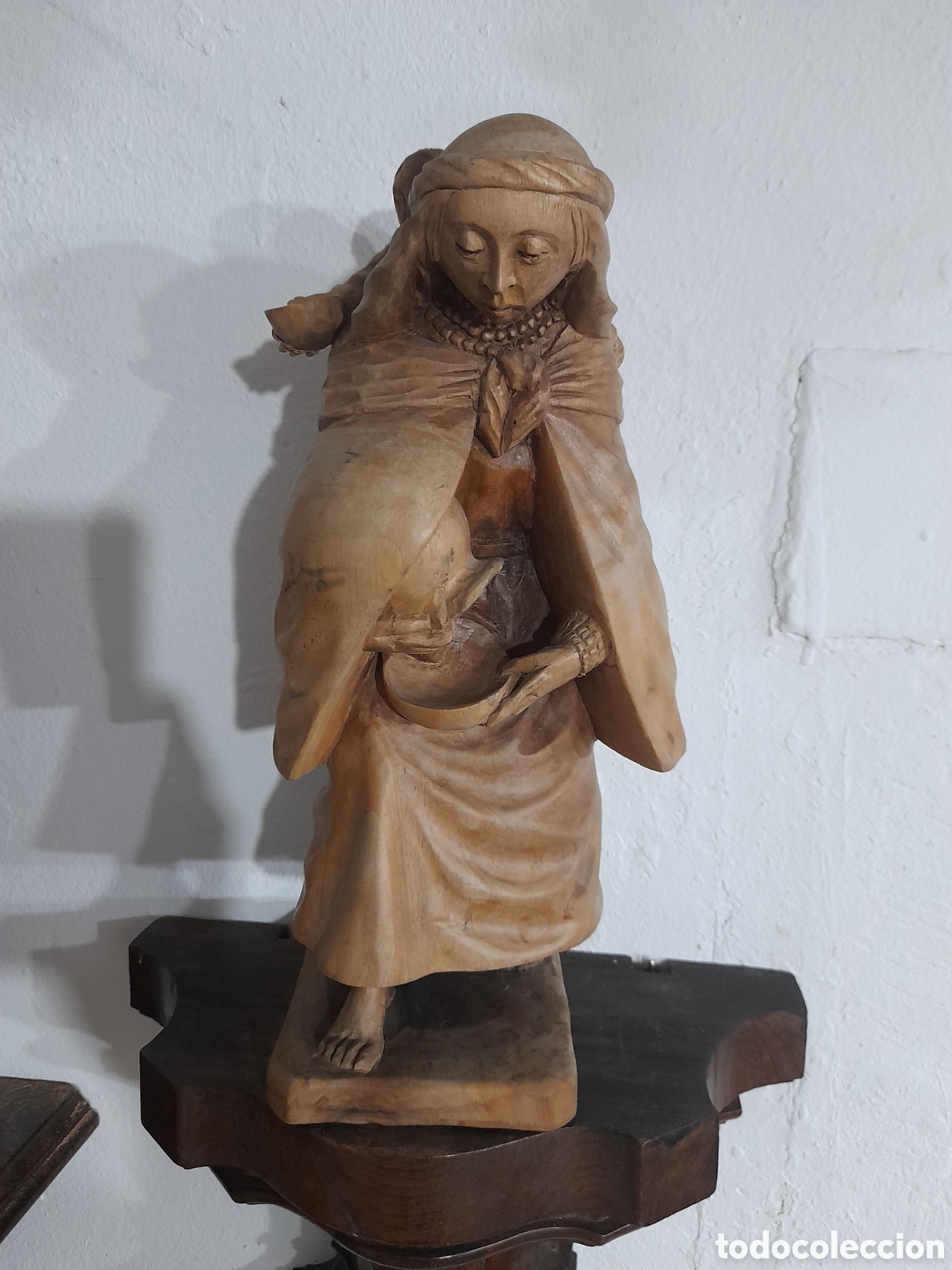 Arte: Talla de madre con ni&ntilde;o - Foto 1