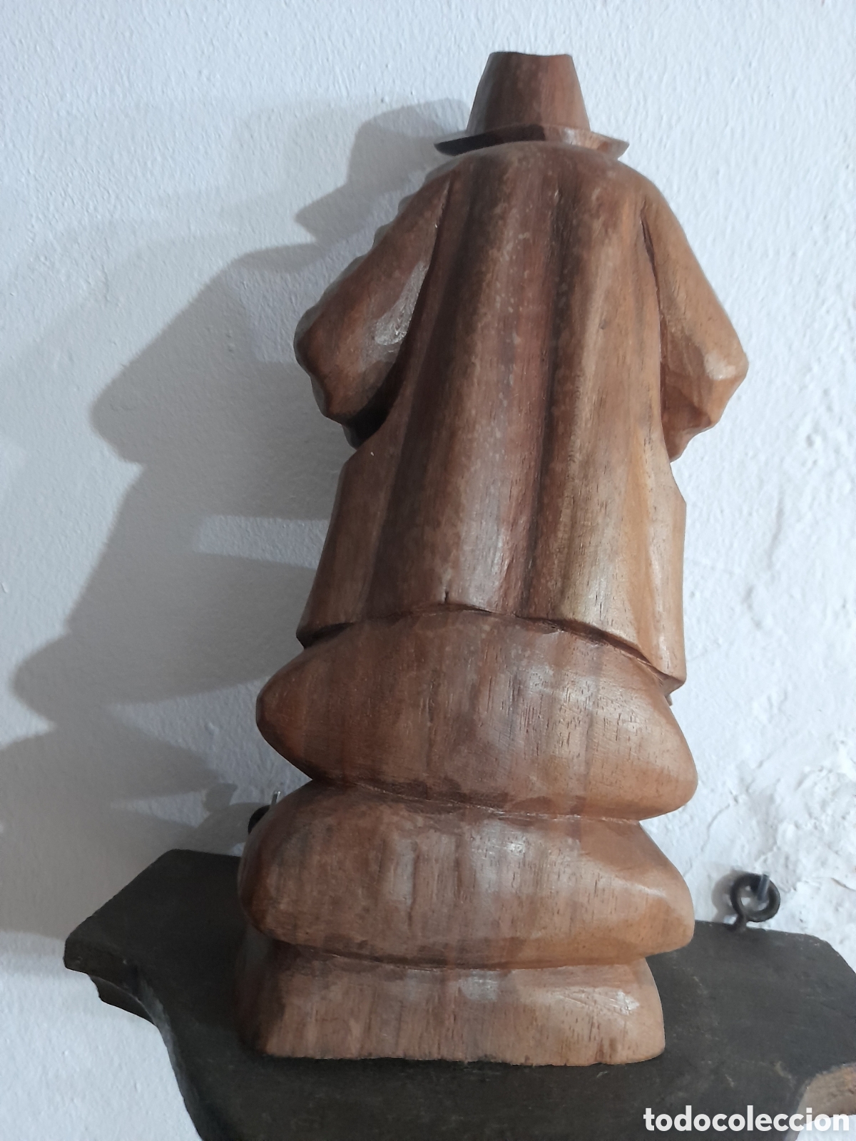 Arte: Talla m&uacute;sico acorde&oacute;n madera - Foto 3