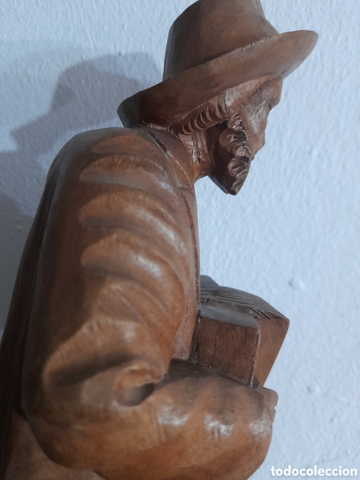 Arte: Talla m&uacute;sico acorde&oacute;n madera - Foto 7