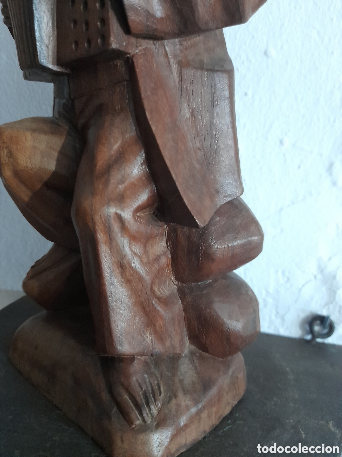 Arte: Talla m&uacute;sico acorde&oacute;n madera - Foto 9