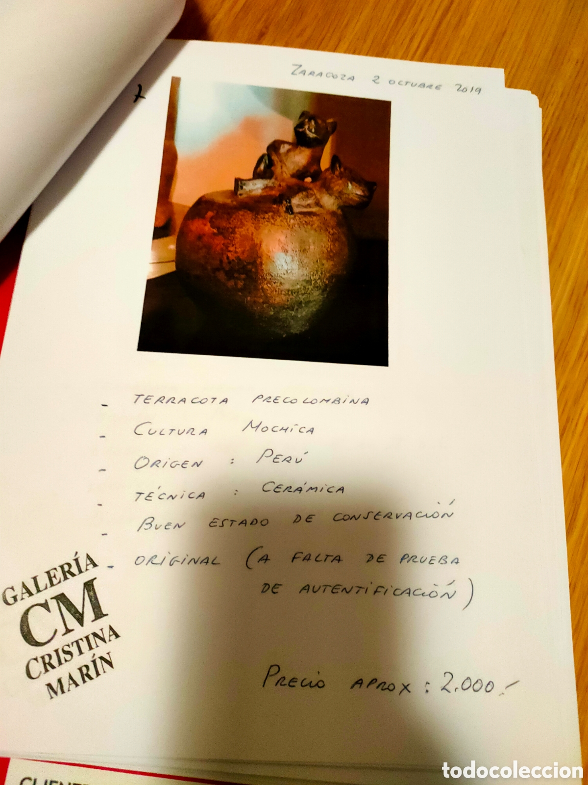 Arte: Terracota Mochica Per&uacute; - Foto 4