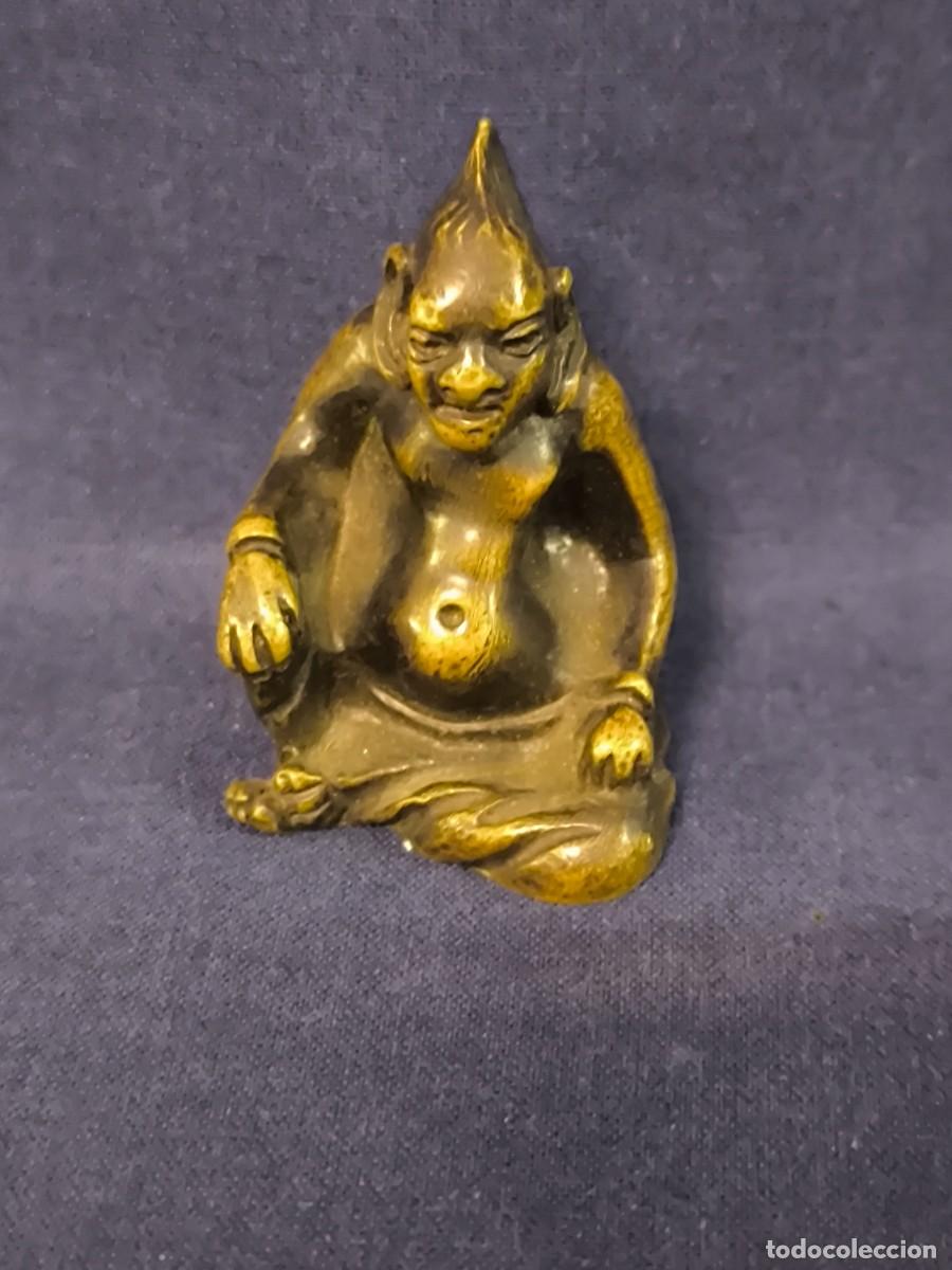 Arte: MINIATURA CHINA DE BRONCE EROTICO - Foto 1