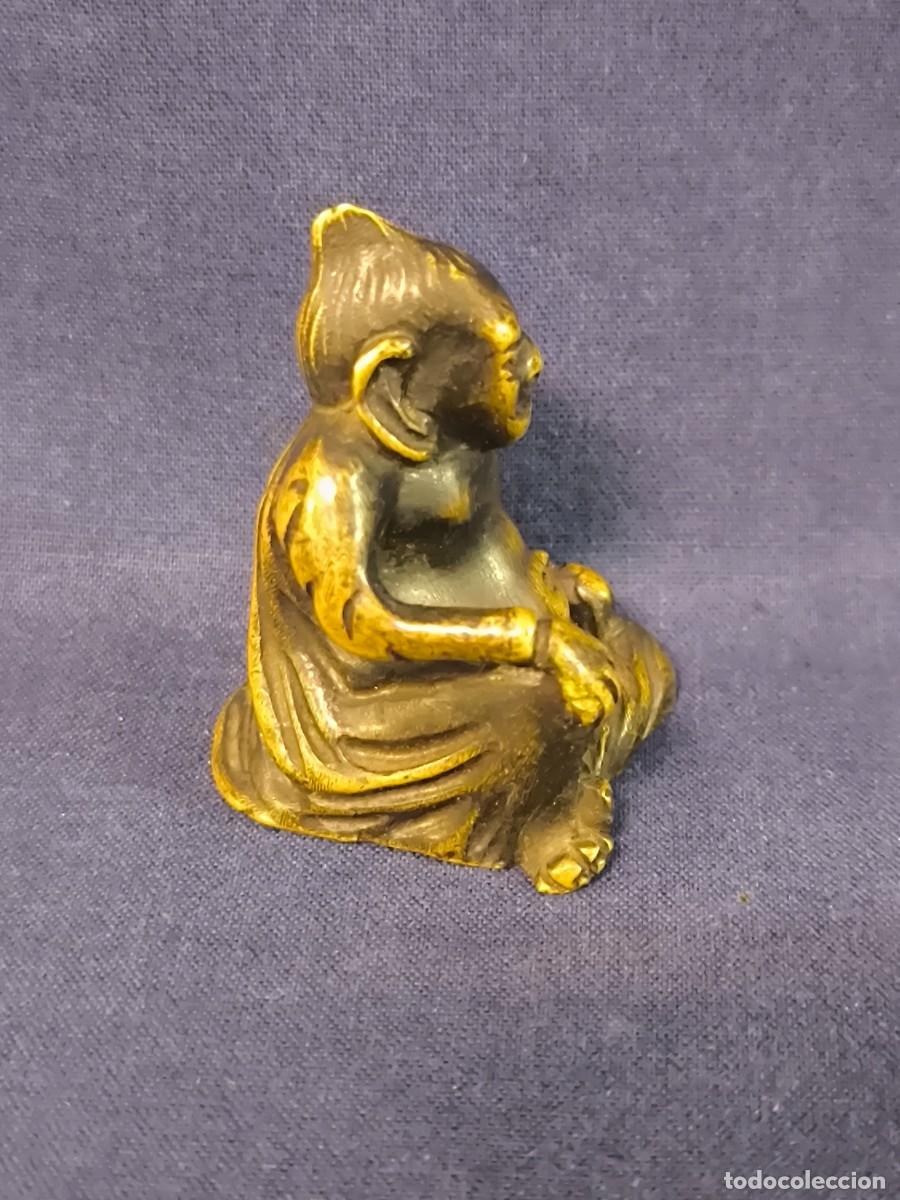 Arte: MINIATURA CHINA DE BRONCE EROTICO - Foto 2