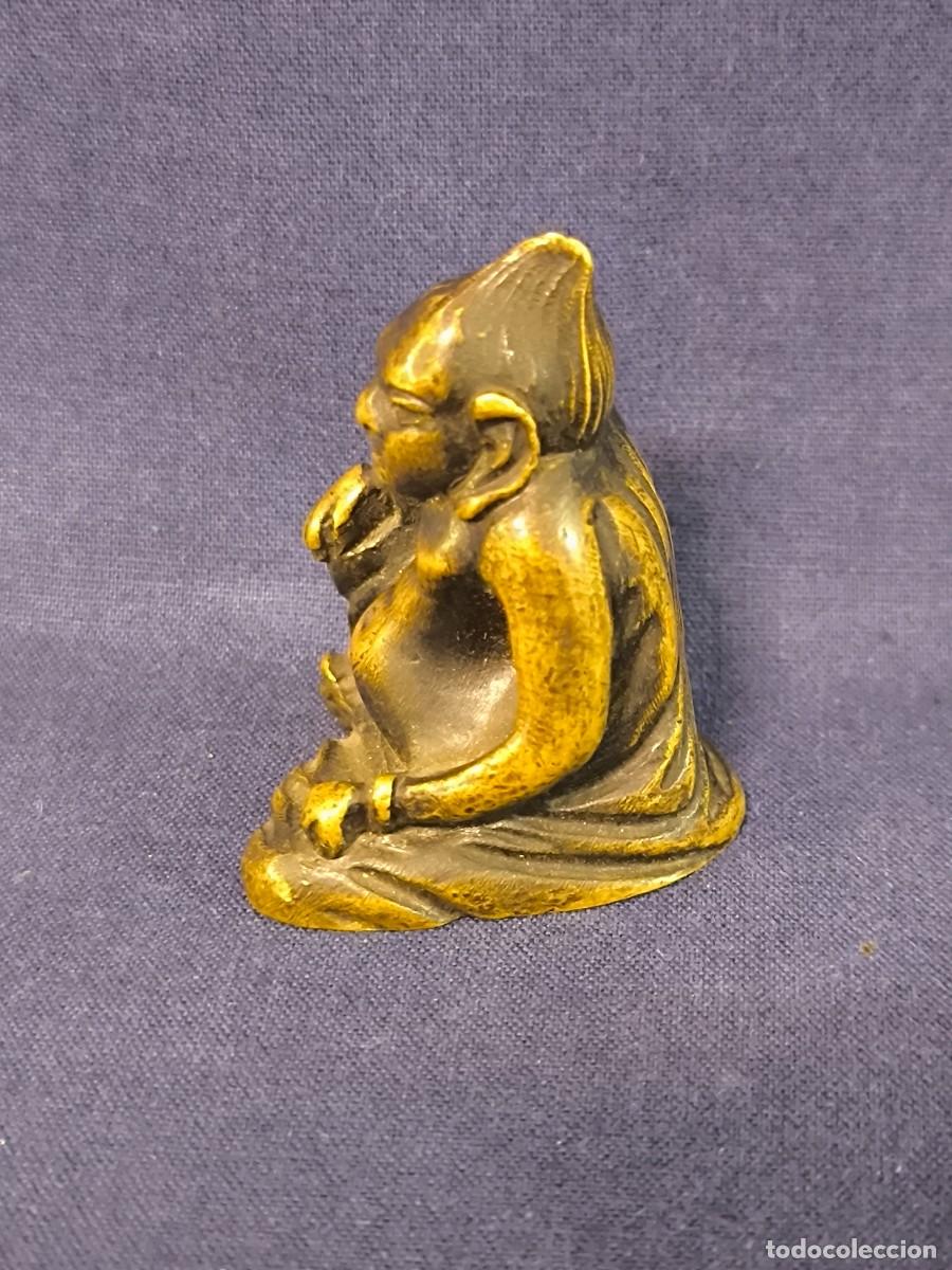 Arte: MINIATURA CHINA DE BRONCE EROTICO - Foto 4