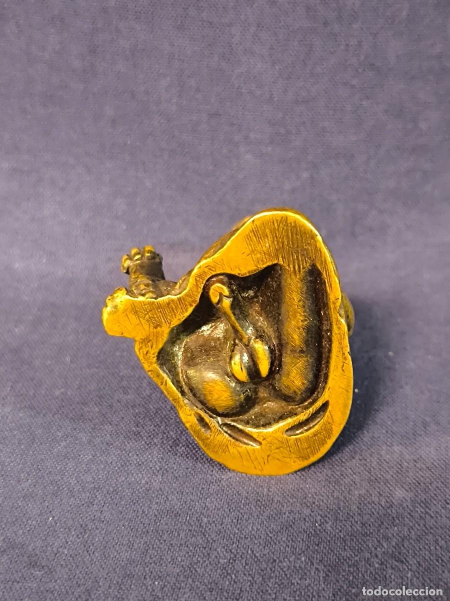 Arte: MINIATURA CHINA DE BRONCE EROTICO - Foto 5