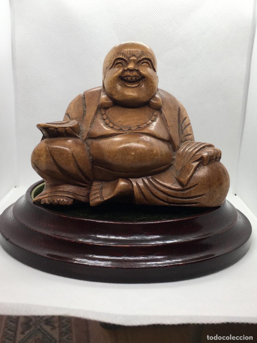 Arte: Figura de Buda tallada a mano - Foto 1