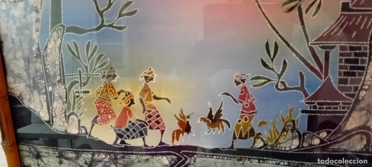 Arte: CUADRO BATIK FIRMADO - Foto 3