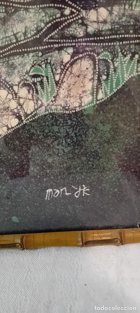 Arte: CUADRO BATIK FIRMADO - Foto 11