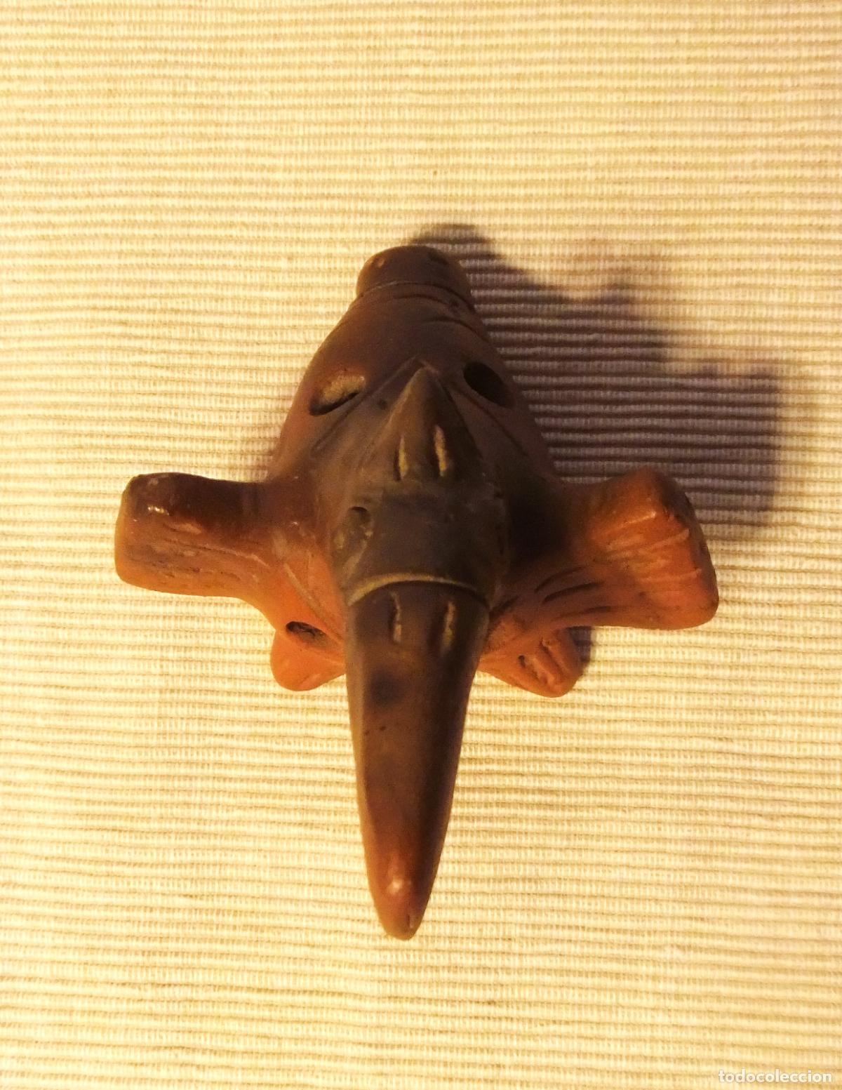Arte: SILBATO, OCARINA DE ARCILLA AZTECA / MAYA - Foto 6