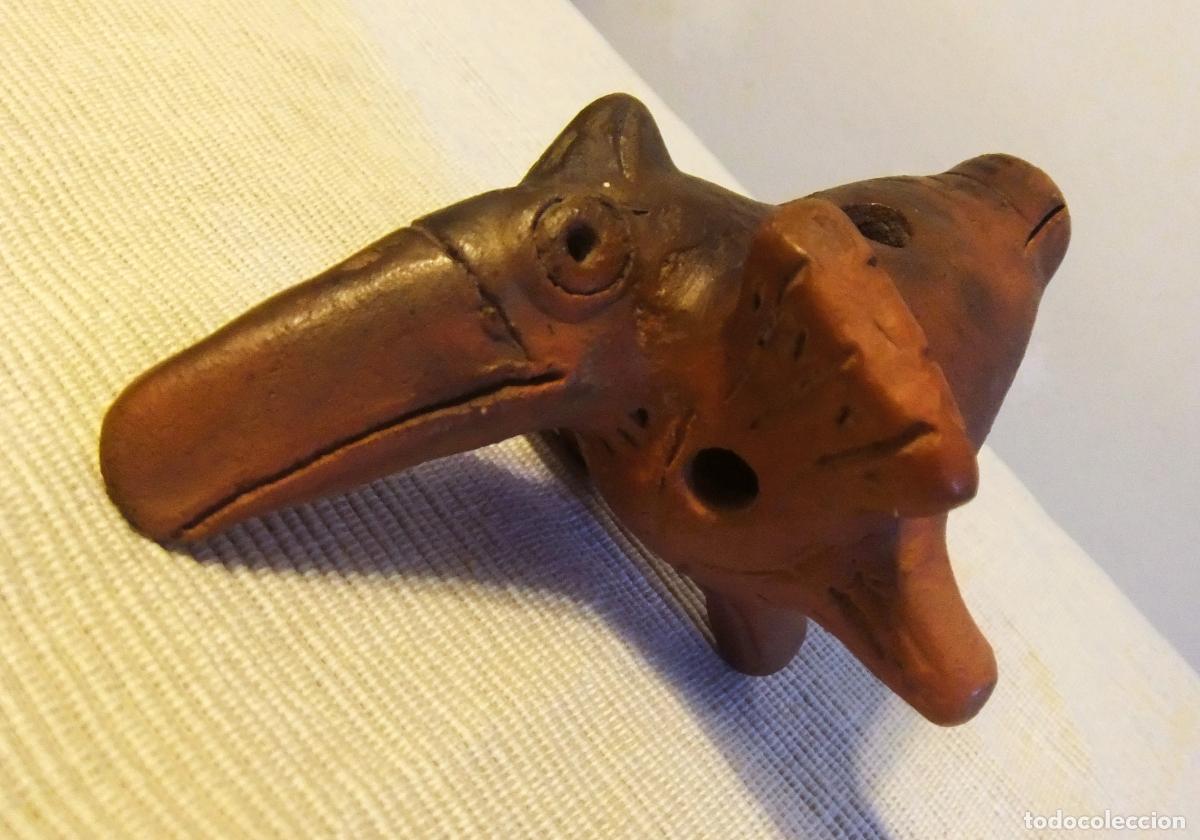 Arte: SILBATO, OCARINA DE ARCILLA AZTECA / MAYA - Foto 7