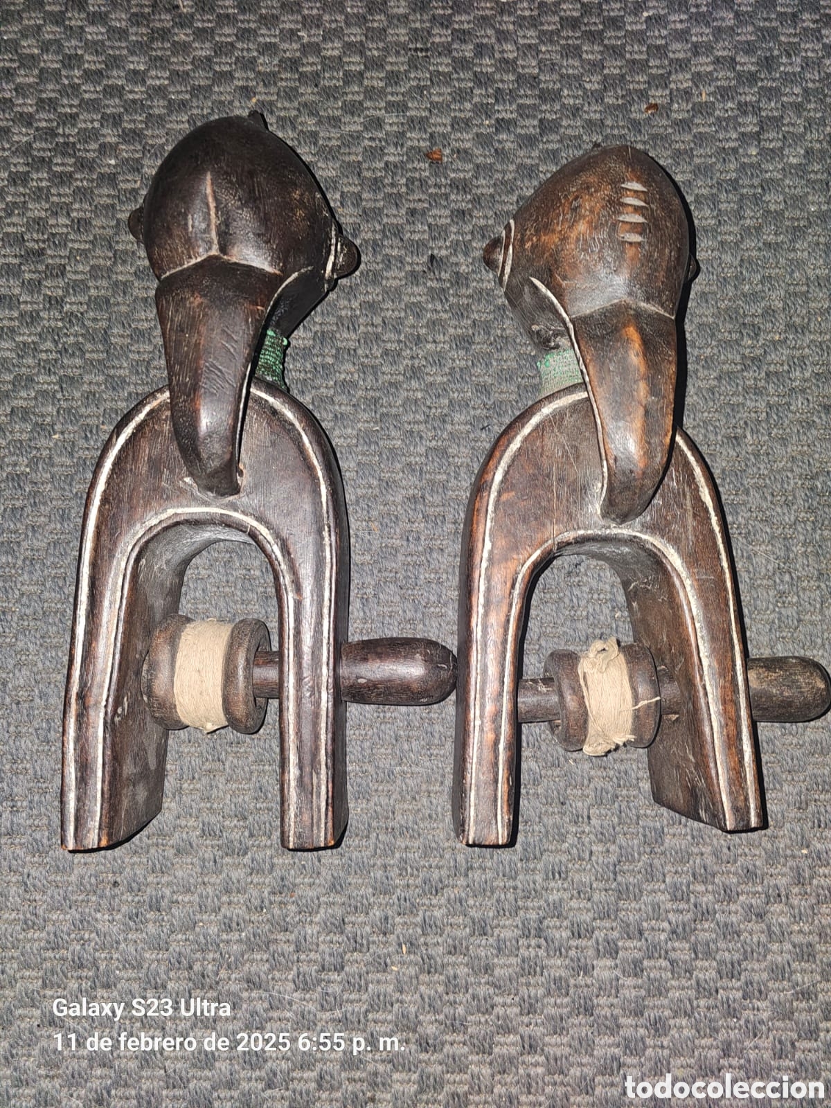Arte: Poleas zoomorphas Senufo. - Foto 1