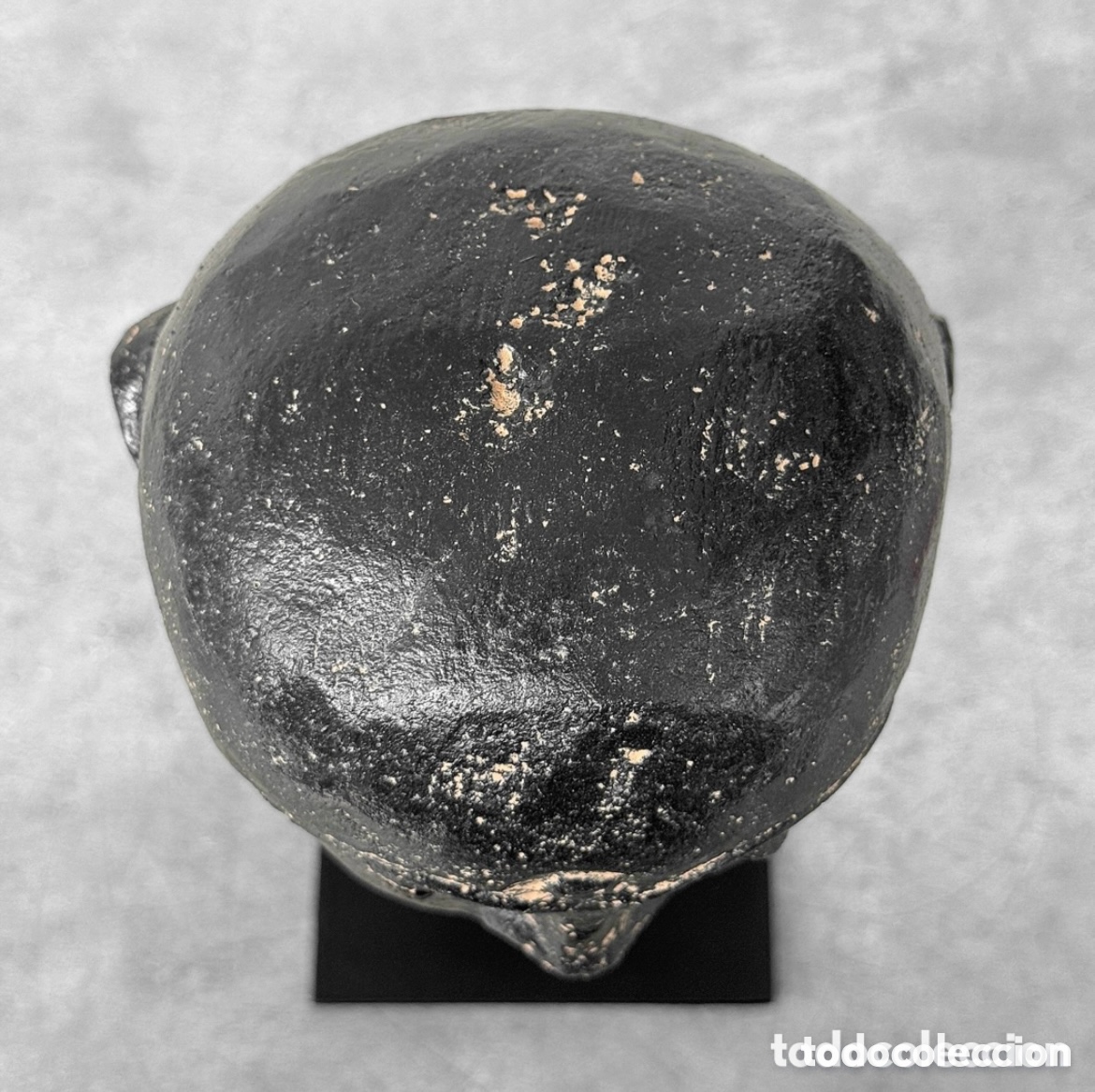 Arte: BUSTO DE BUDA EN PIEDRA DE LAVA. JAVA, INDONESIA - Foto 9