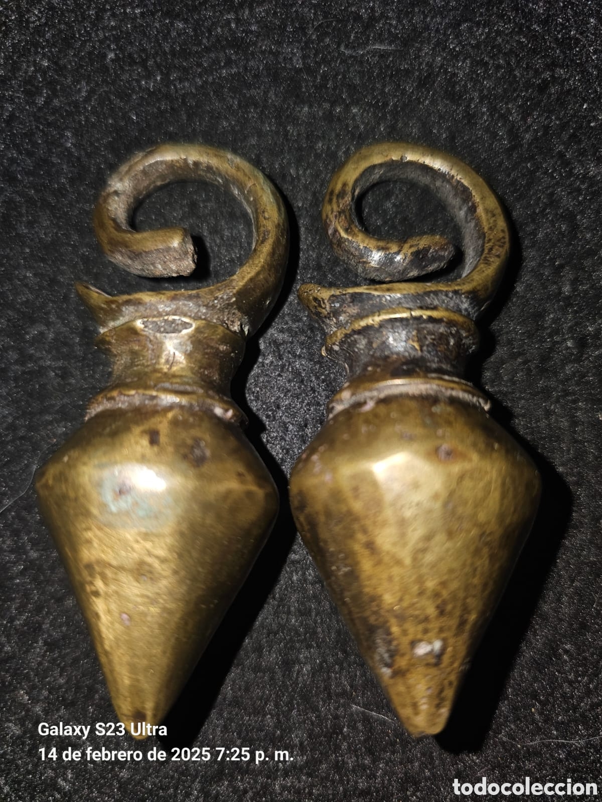 Arte: Pendientes peso Dayak (Borneo). - Foto 1