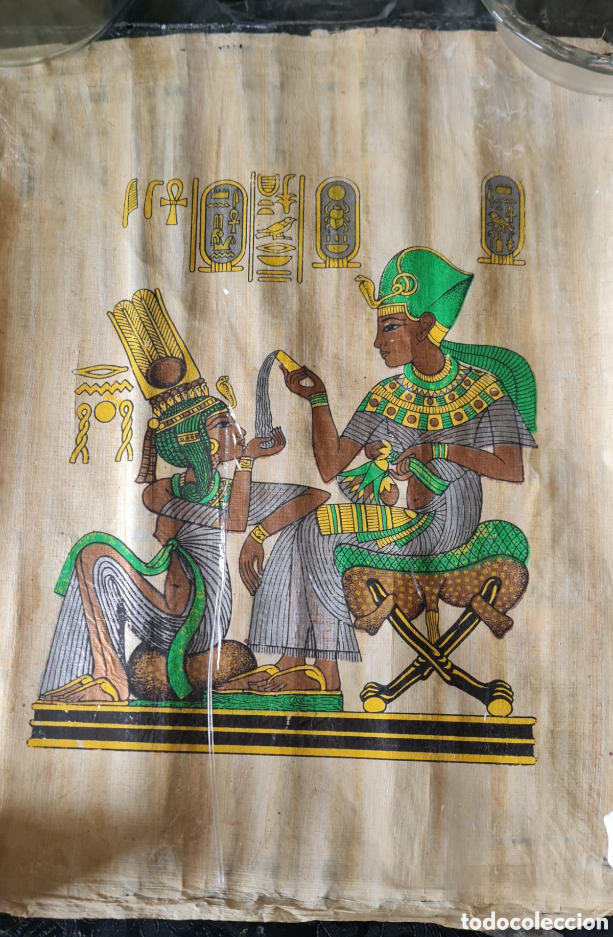 Arte: Papiro antiguo egipcio nuevo - Foto 1