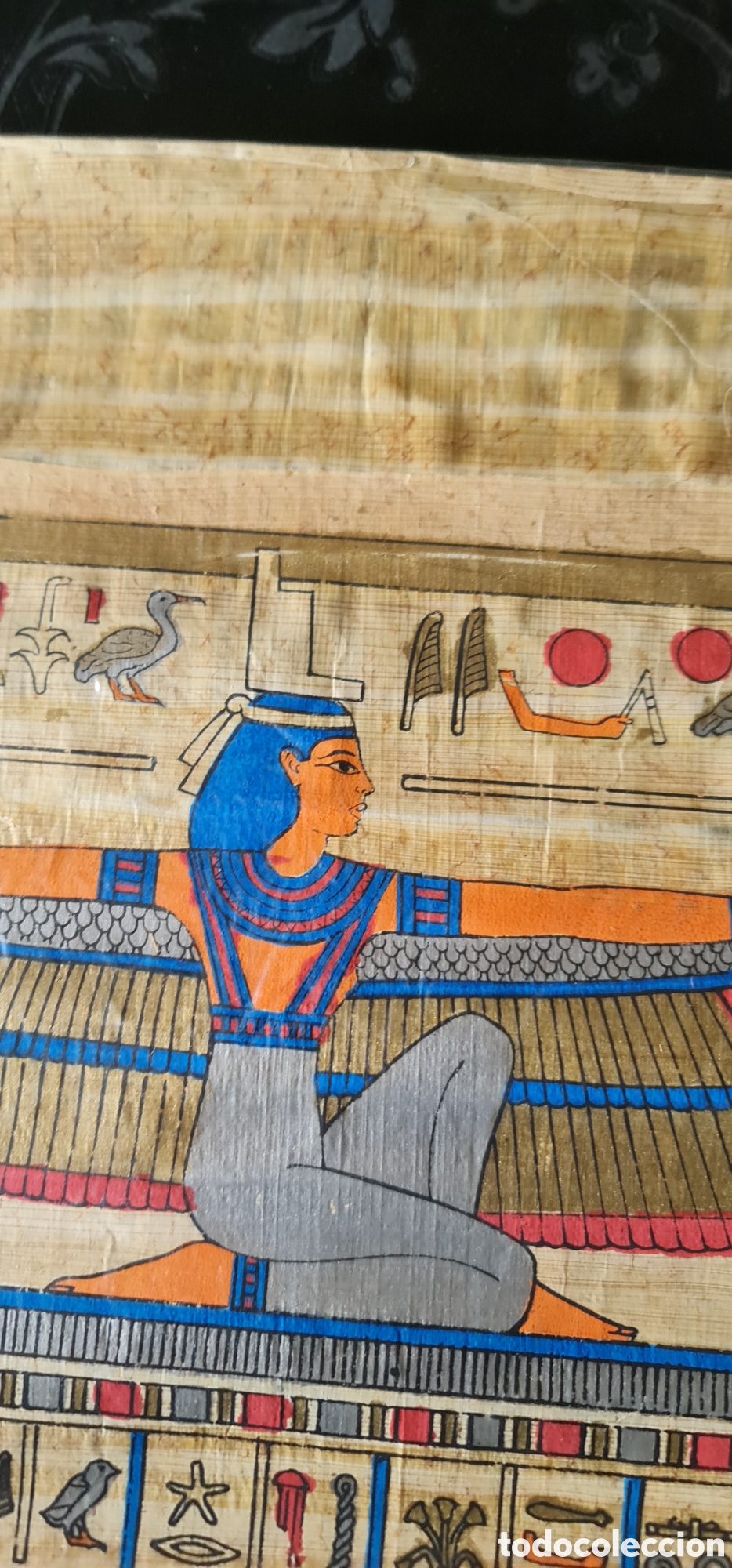 Arte: Papiro cleopatra pintado a mano - Foto 5