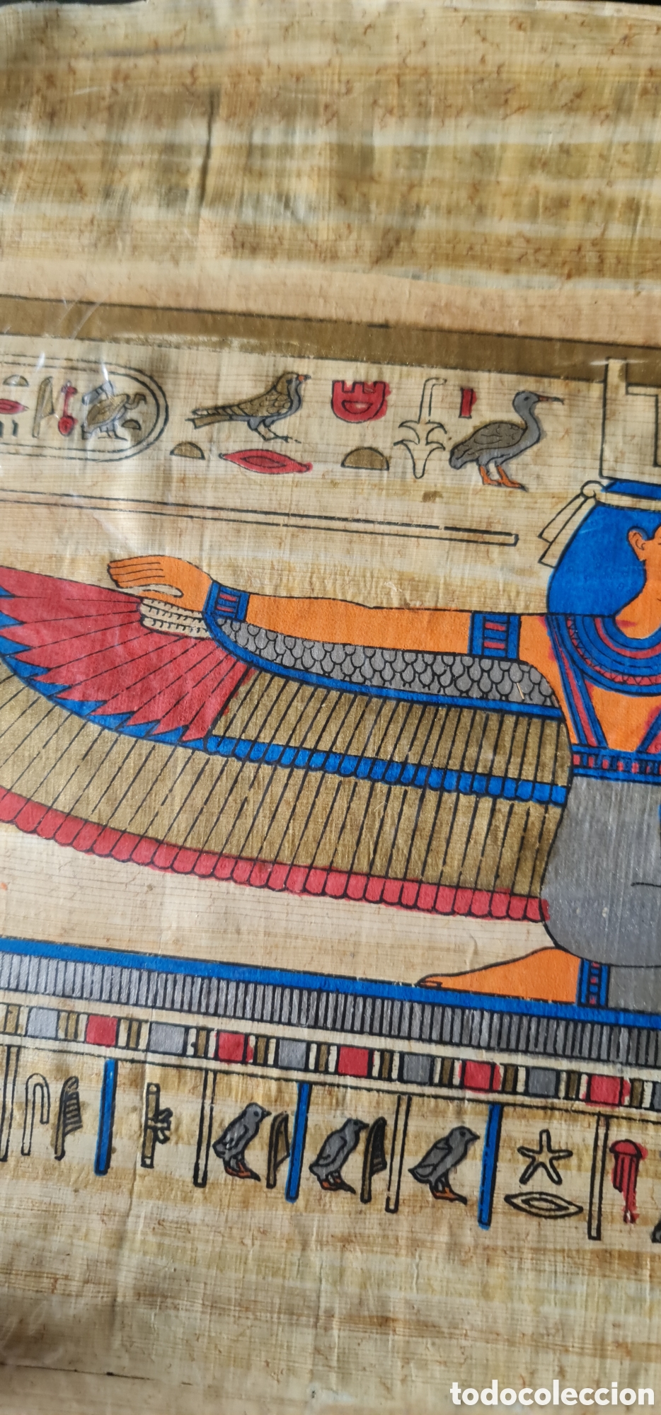 Arte: Papiro cleopatra pintado a mano - Foto 6