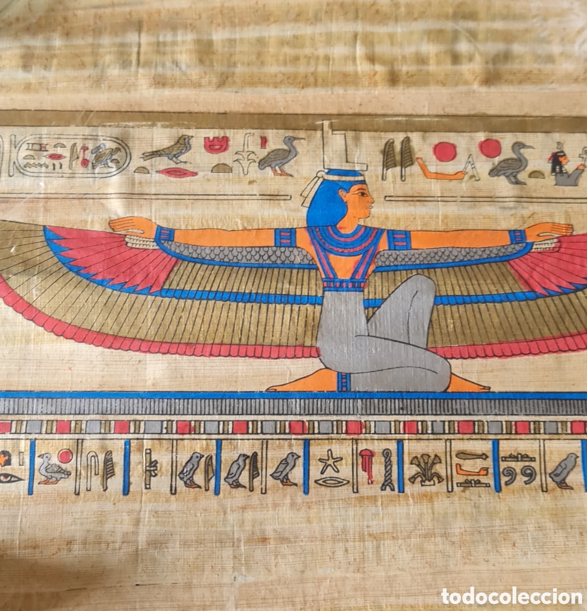 Arte: Papiro cleopatra pintado a mano - Foto 1