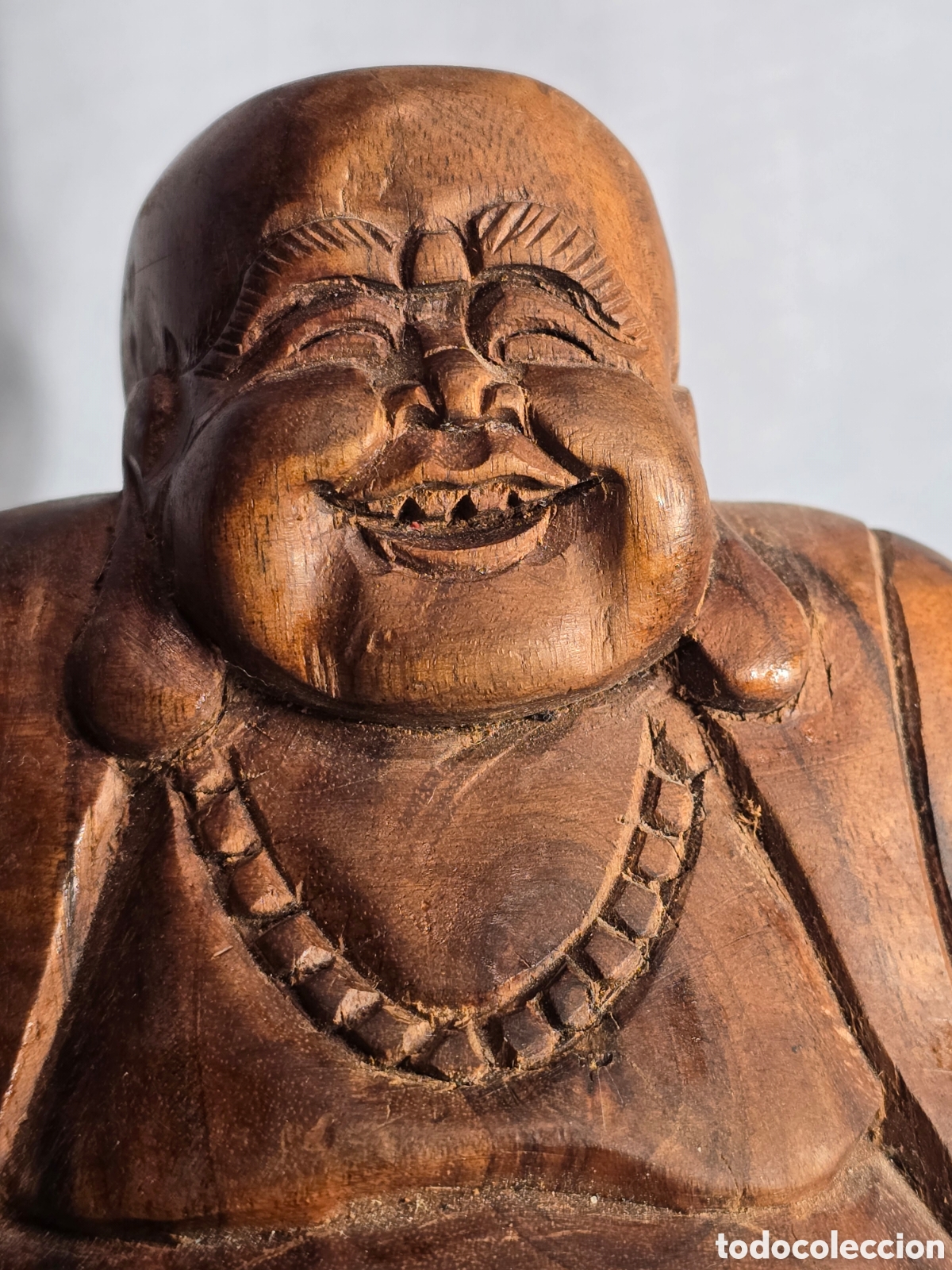 Arte: Buda esculpido en madera - Foto 2
