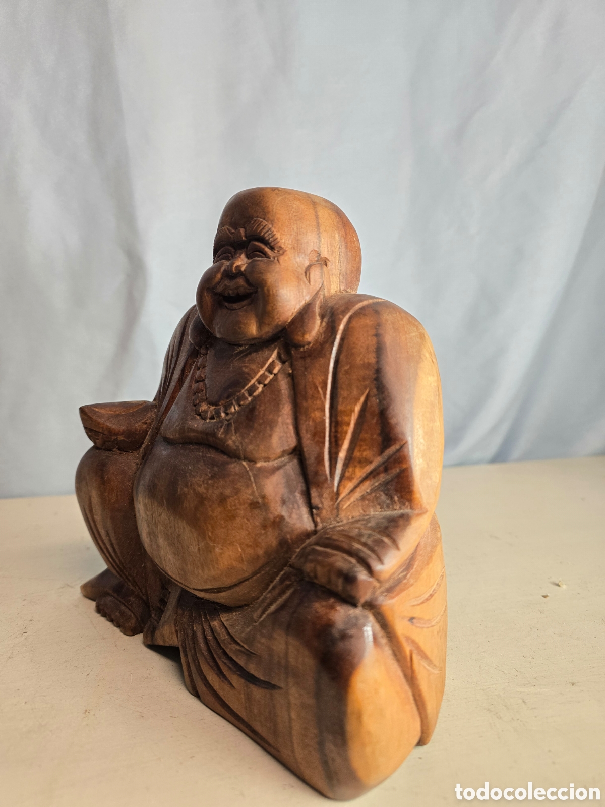 Arte: Buda esculpido en madera - Foto 3