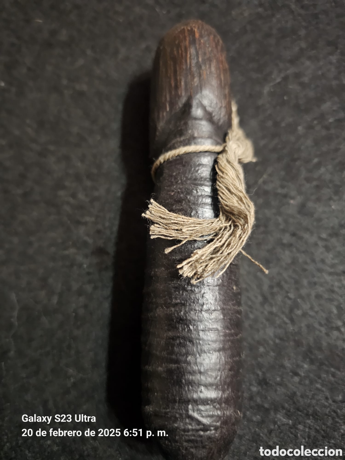Arte: Amuleto F&aacute;lico madera. - Foto 2
