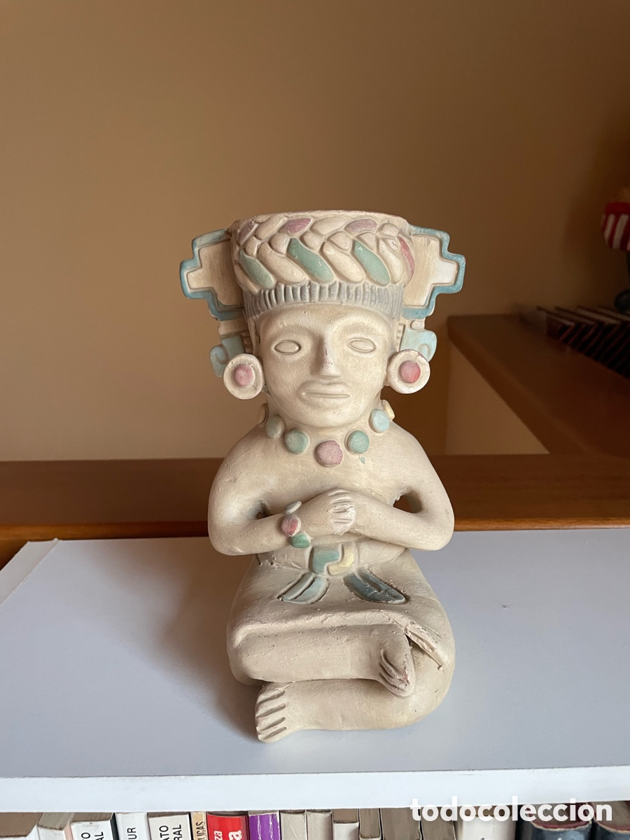 Arte: Figura cer&aacute;mica azteca - Foto 1