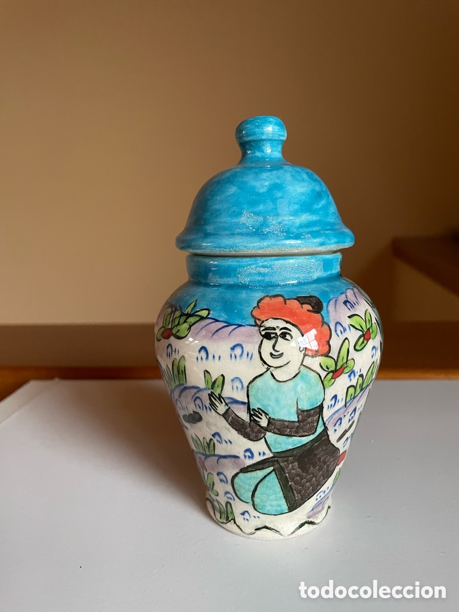 Arte: Tibor cer&aacute;mica azul. - Foto 2