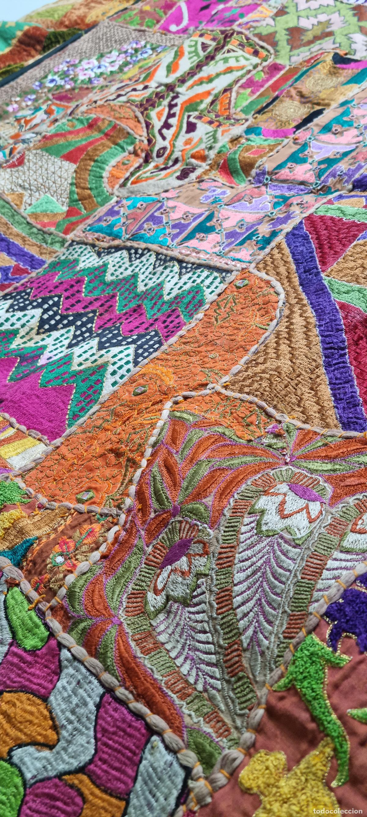 Arte: Tapiz en patchwork de India - Foto 2