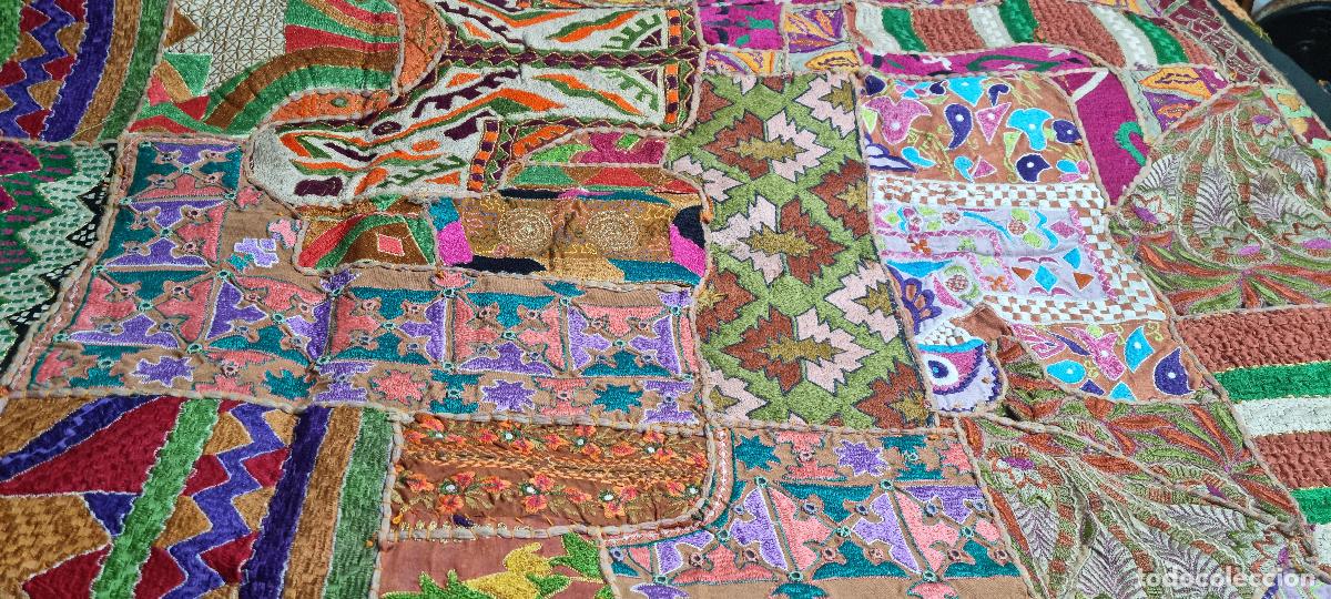 Arte: Tapiz en patchwork de India - Foto 3