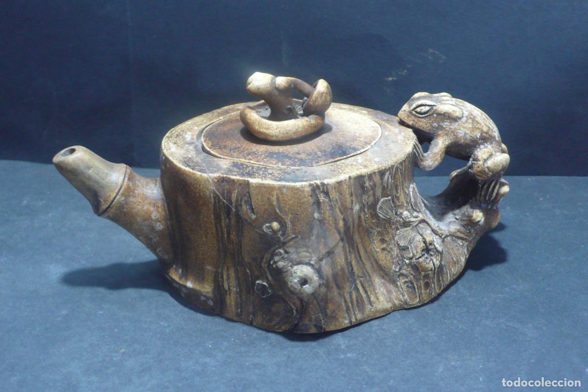 Arte: ANTIGUA TETERA CHINA - Foto 2