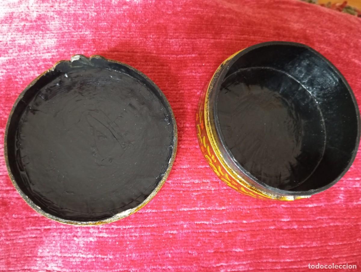 Arte: CAJA DE MADERA PERSA PINTADA A MANO - Foto 6
