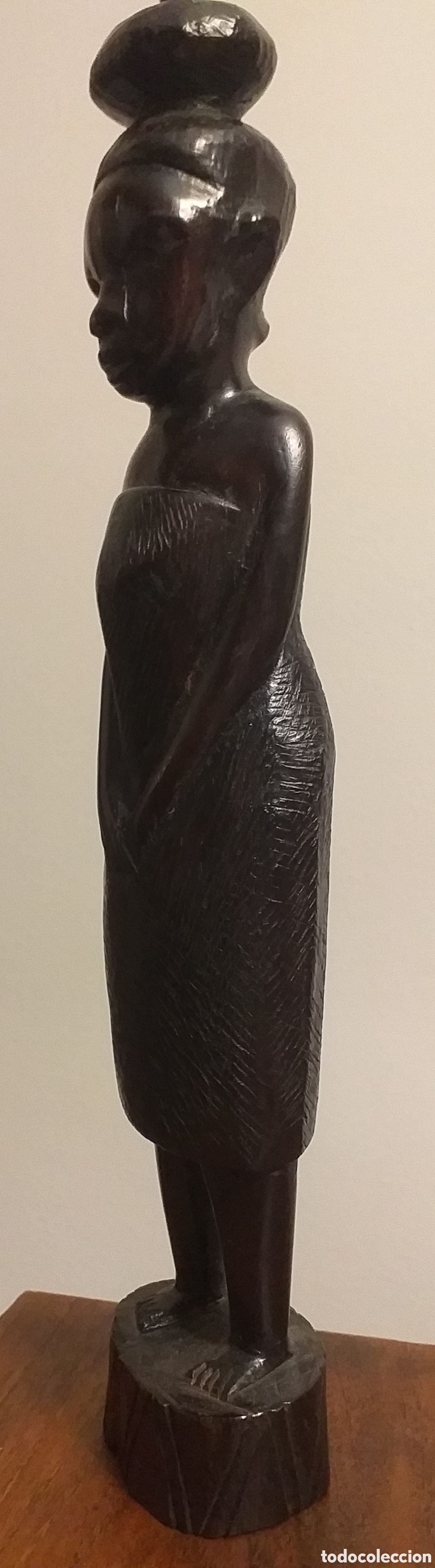 Arte: Figura &eacute;bano africana - Foto 3