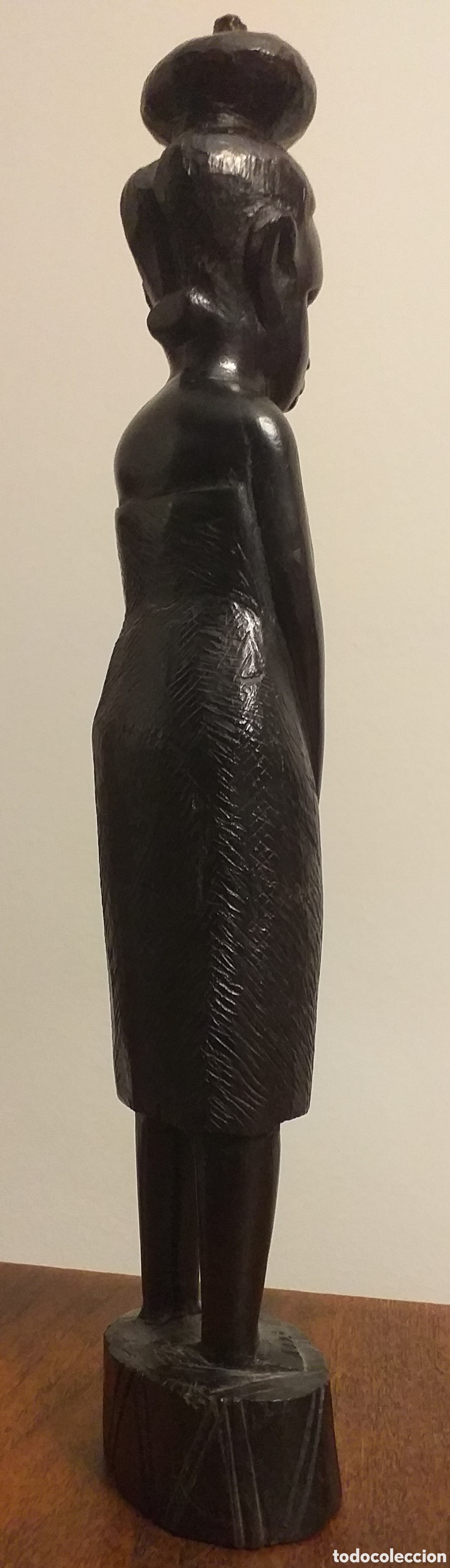 Arte: Figura &eacute;bano africana - Foto 5