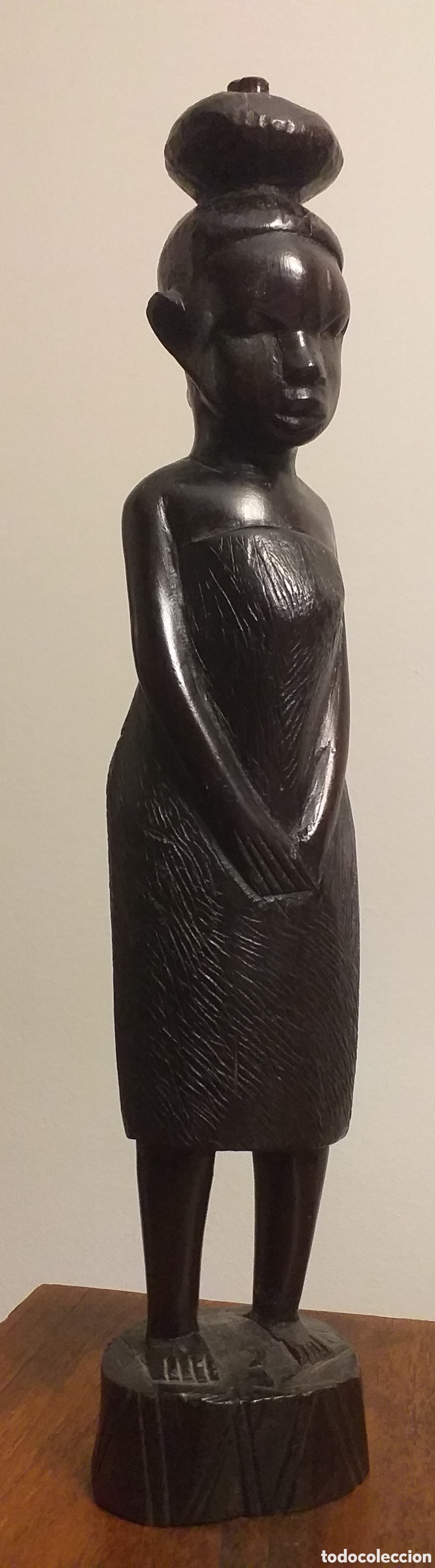 Arte: Figura &eacute;bano africana - Foto 6