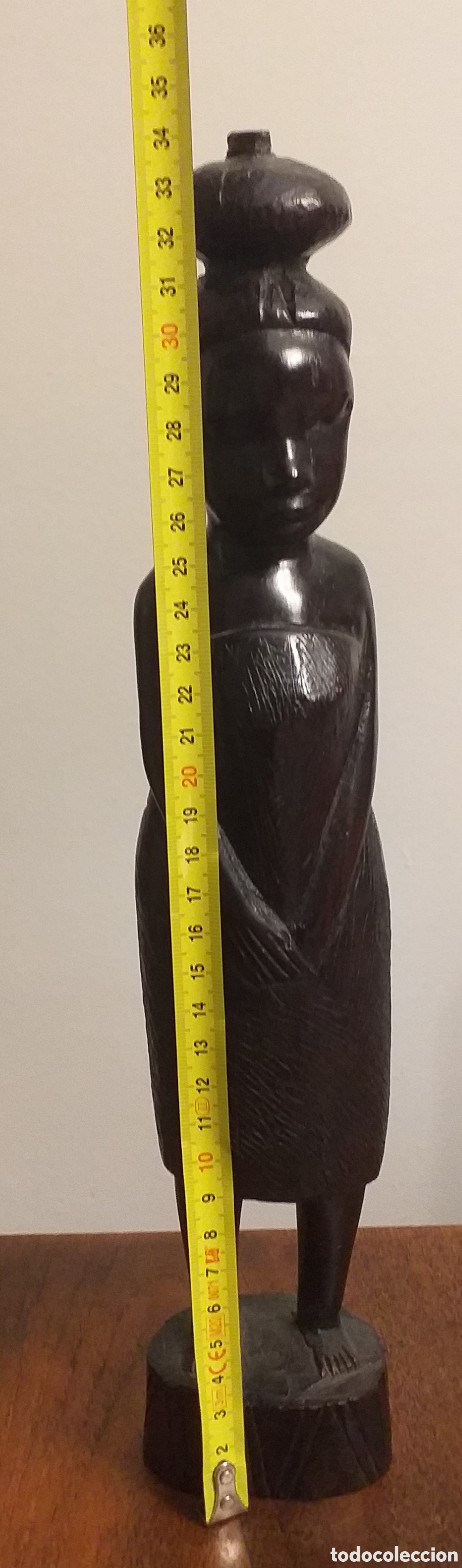Arte: Figura &eacute;bano africana - Foto 8