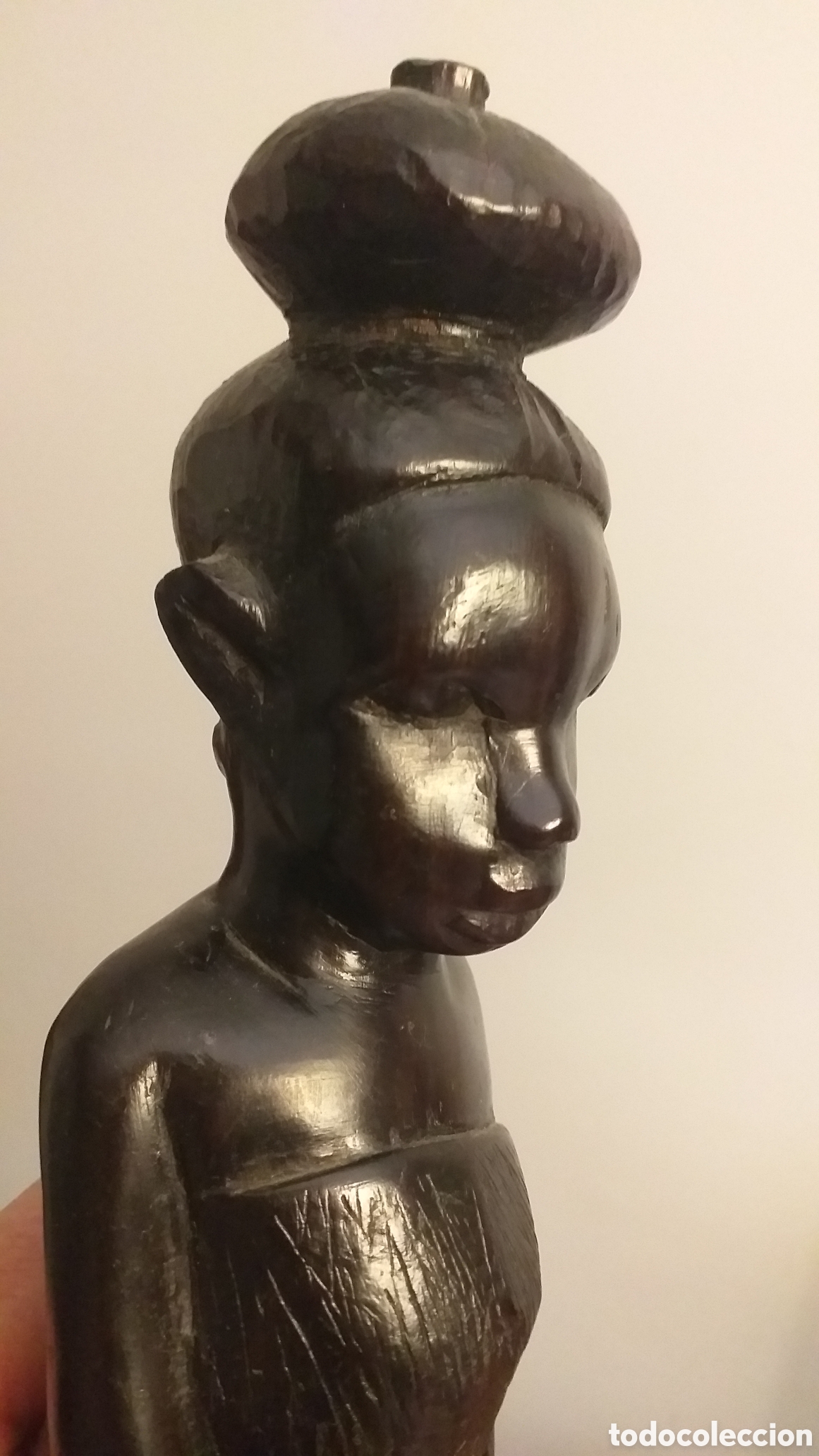 Arte: Figura &eacute;bano africana - Foto 9