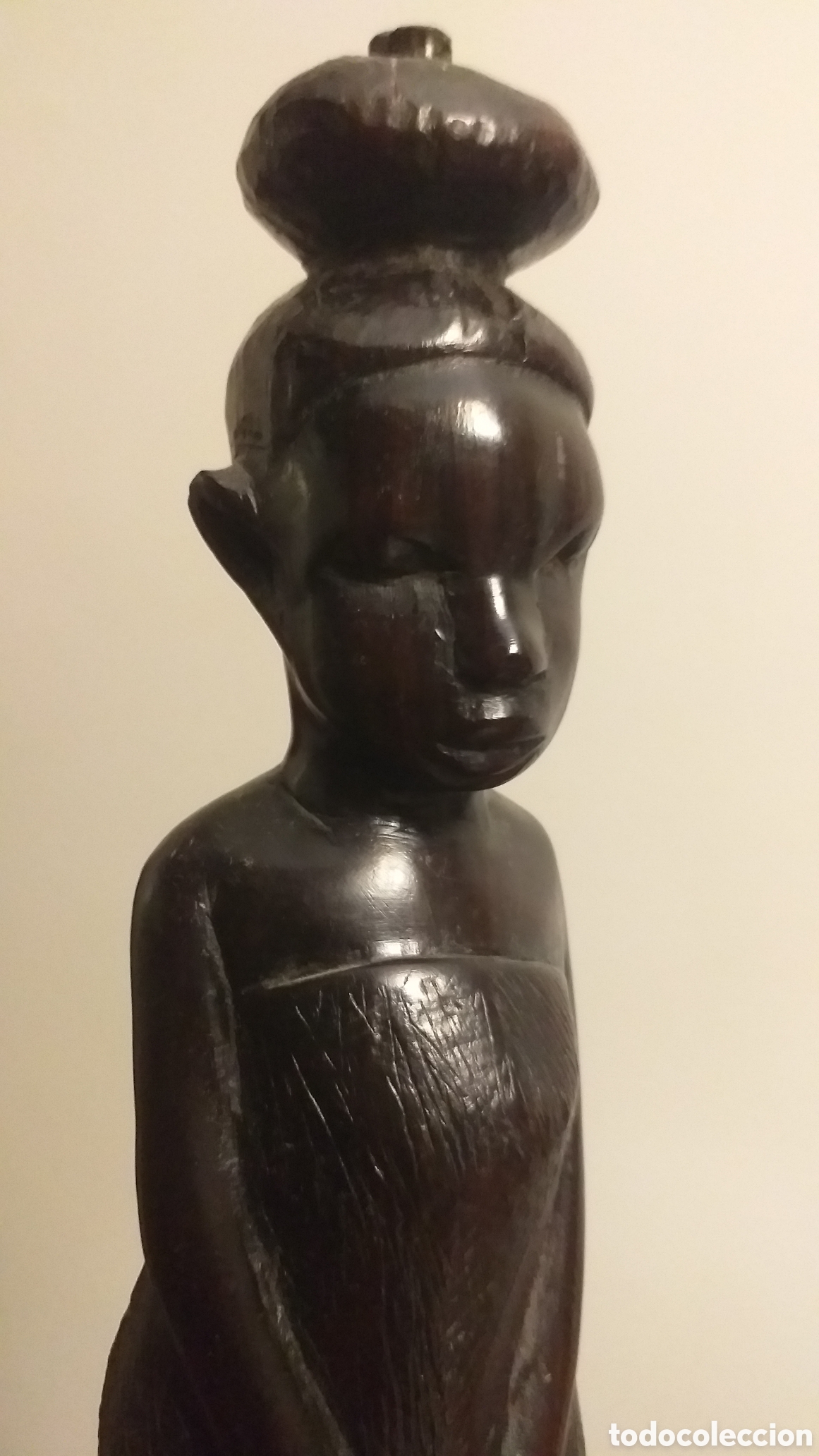 Arte: Figura &eacute;bano africana - Foto 1