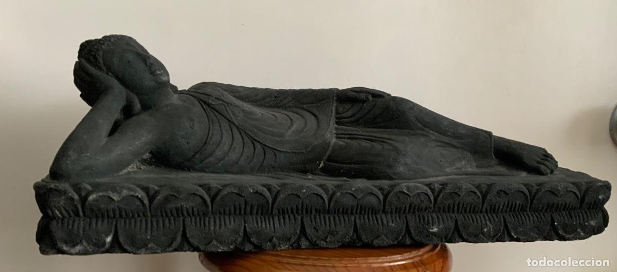 Arte: BUDA TUMBADO, TALLADO EN LAVA - Foto 3