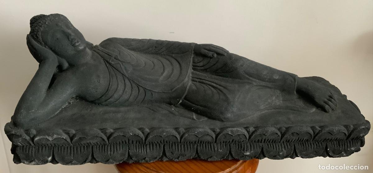 Arte: BUDA TUMBADO, TALLADO EN LAVA - Foto 5