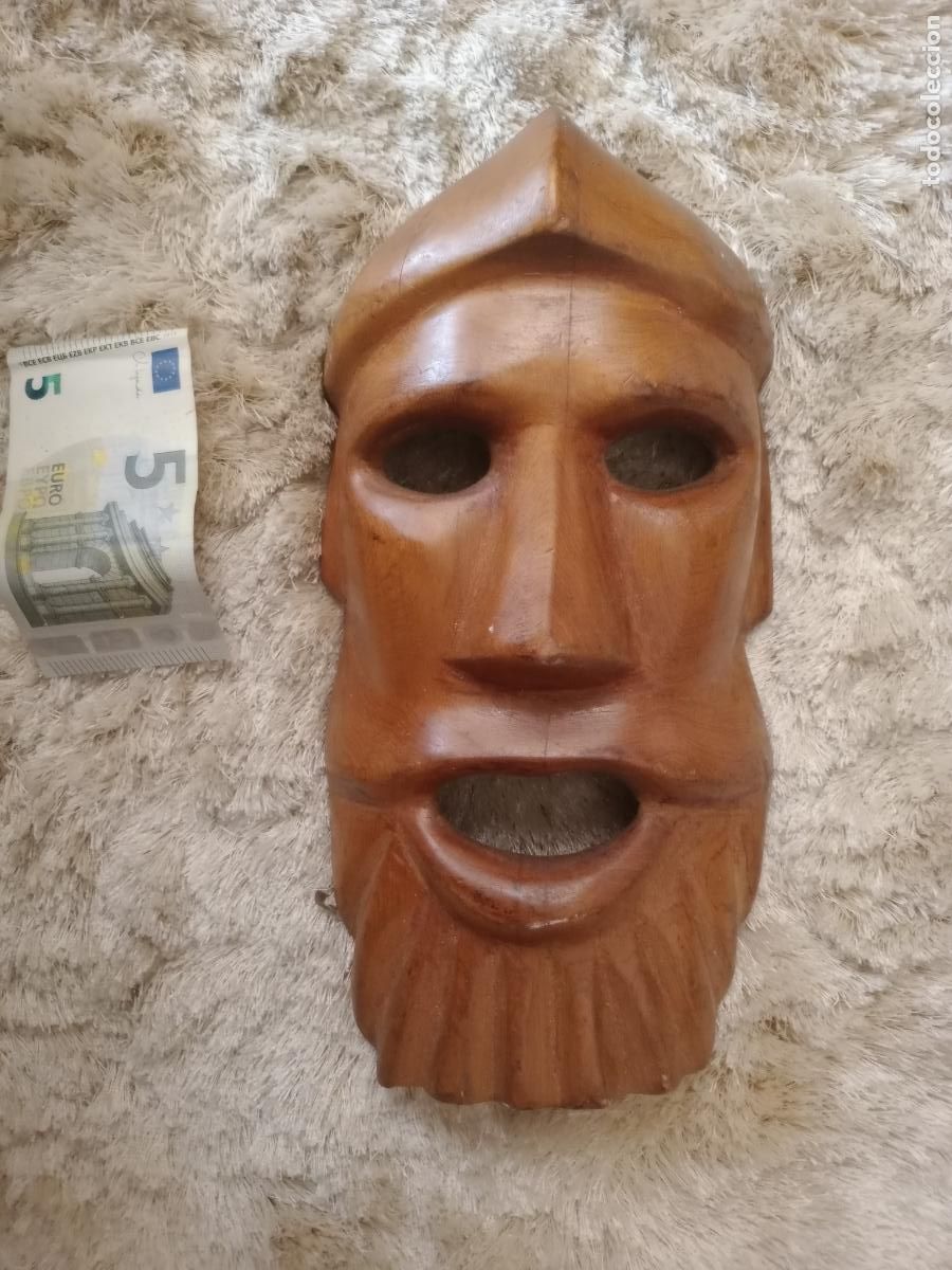 Arte: Talla en madera. M&aacute;scara - Foto 1